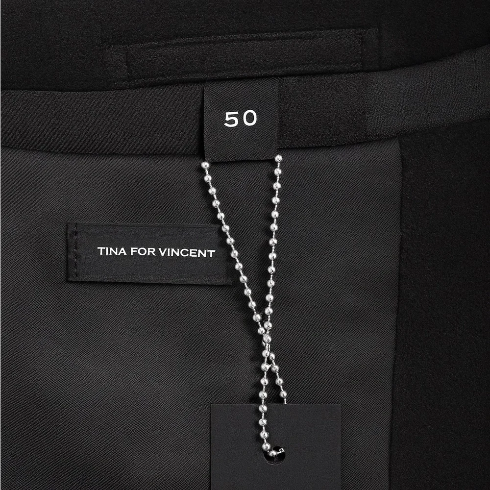 The Kooples 100% Wool Blazer Black Size 50 (US 40) NWT